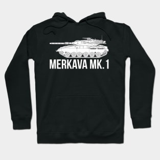 Merkava Mk.1 Israeli main battle tank Hoodie